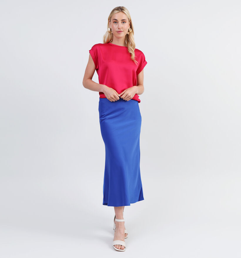 Vila Michu Jupe satin en Brun pour femmes (328900)