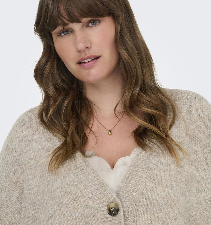 ONLY Carmakoma Zoey Gilet en Beige pour femmes (371837)