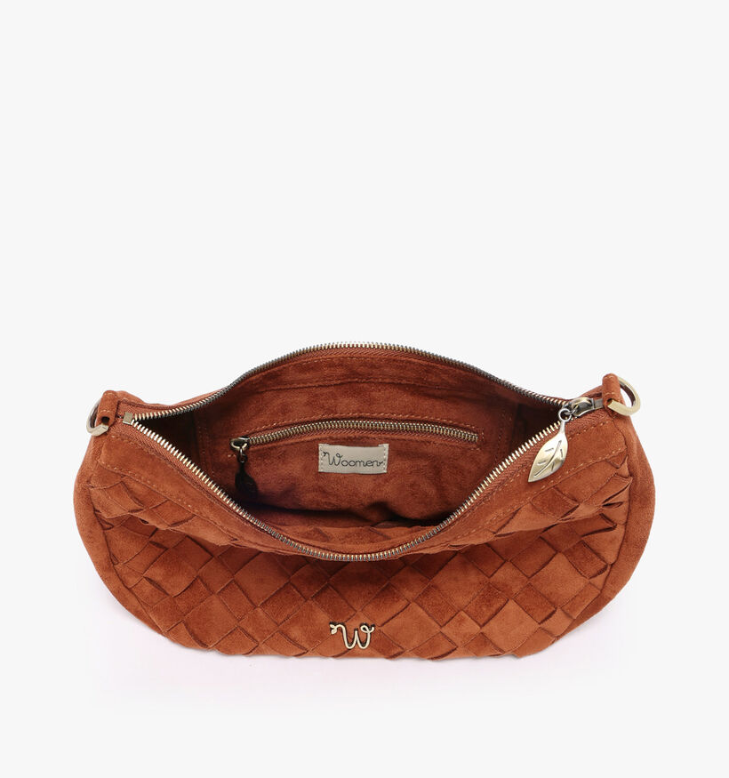 Woomen Aubepine Cognac Crossbodytas voor dames (378680)