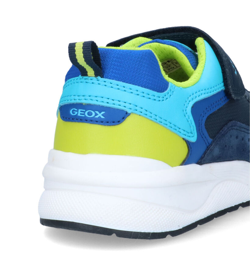 Geox Rooner Blauwe Sneakers voor jongens (320629) - geschikt voor steunzolen