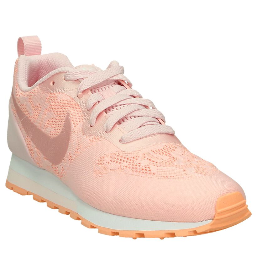 Roze Sneaker Nike MD Runner in kunstleer (198253)