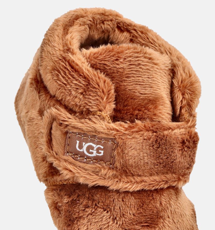 UGG Bixbee Pantoufles en Cognac pour filles (378076)