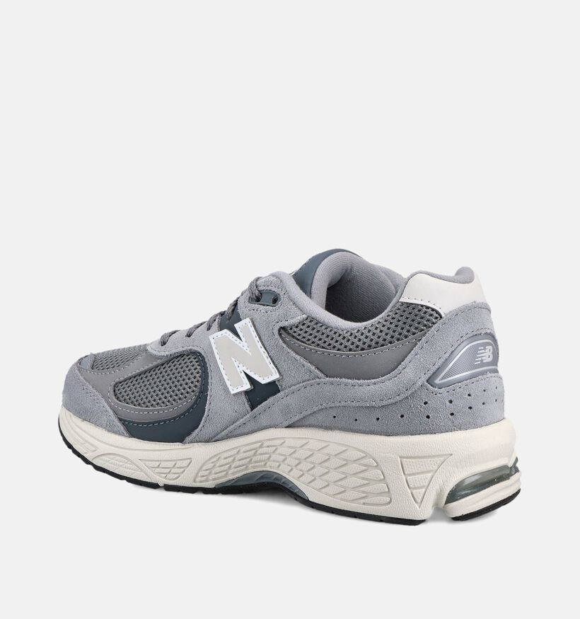 New Balance 2002 Baskets en Gris pour gar&ccedil;ons (366178) - pour semelles orthop&eacute;diques