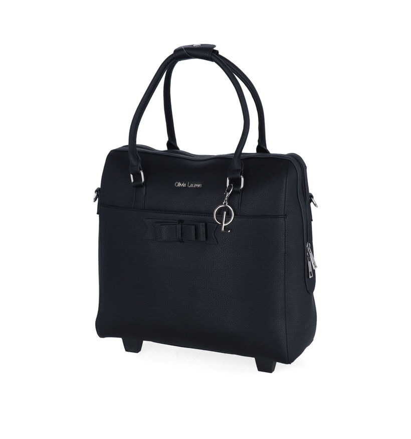 Olivia Lauren Galaxy Sac à roulettes en Noir en simili cuir (322440)