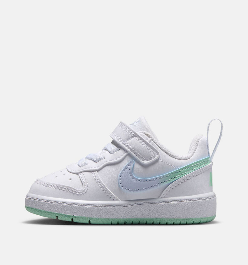 Nike Court Borough Low Witte Sneakers voor meisjes (376162)