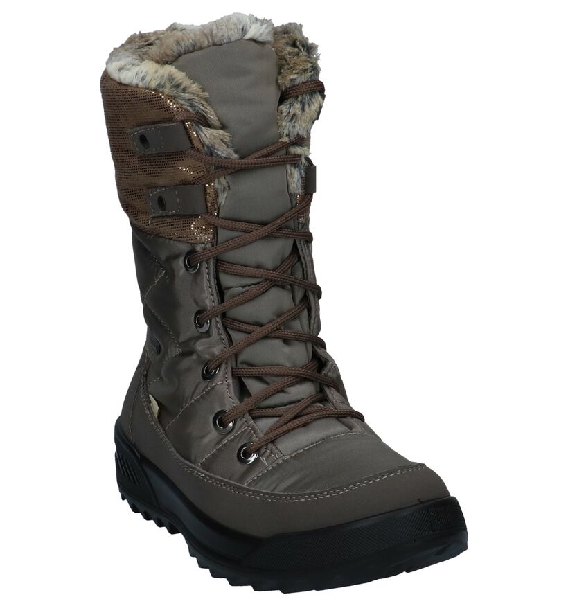 Skandia Bottes de neige en Taupe en synthétique (223800)