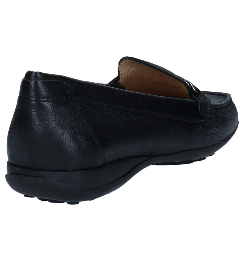 Geox Donna Mocassins en Noir en cuir (277057)