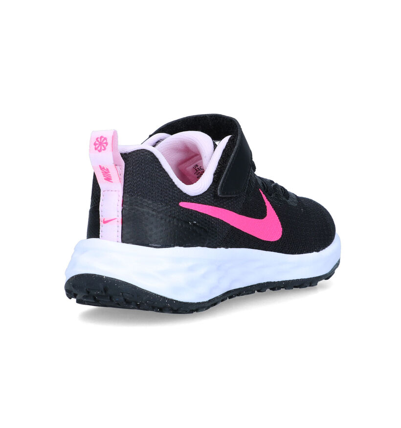 Nike Revolution Baskets en Noir pour filles (325356) - pour semelles orthopédiques