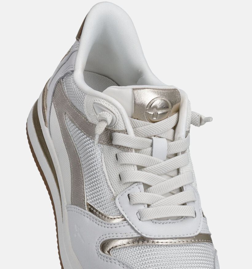 Tamaris Comfort Witte Veterschoenen voor dames (367850) - geschikt voor steunzolen