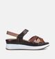 Piesanto Donkerbruine Sandalen voor Steunzolen voor dames (373794) - geschikt voor steunzolen