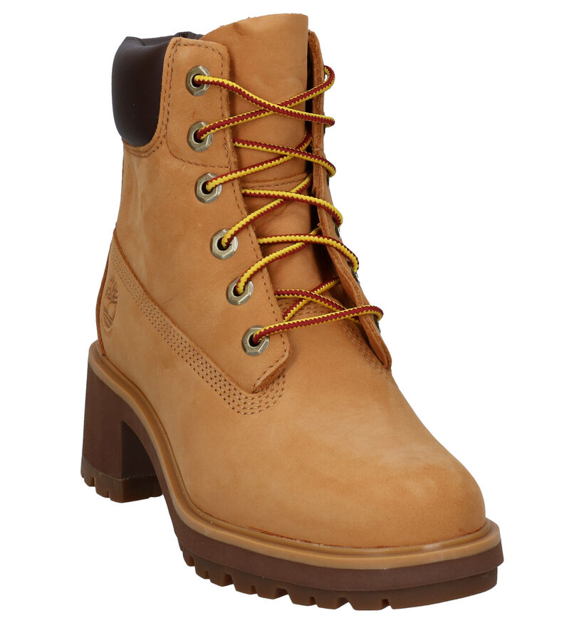 Timberland Kinsley 6IN WP Zwarte Boots in nubuck (267893)