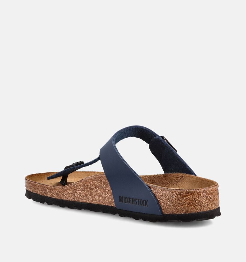 Birkenstock Gizeh Blauwe Teenslippers voor dames (368498)