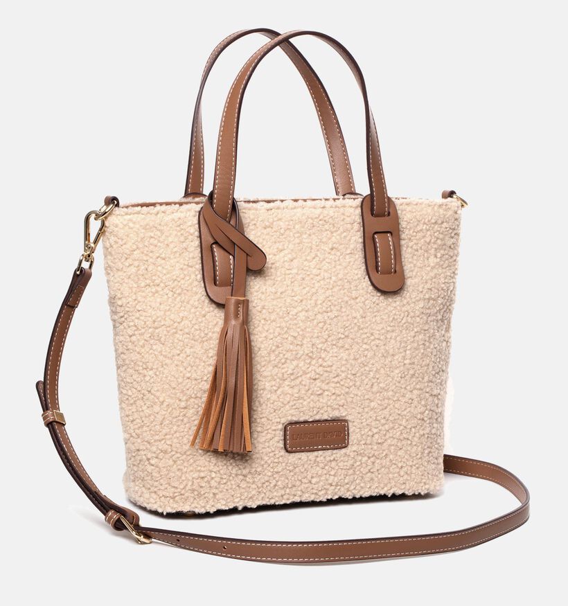 Laurent David Zwarte Shopper Laurent David Taupe Shopper voor dames (365163)