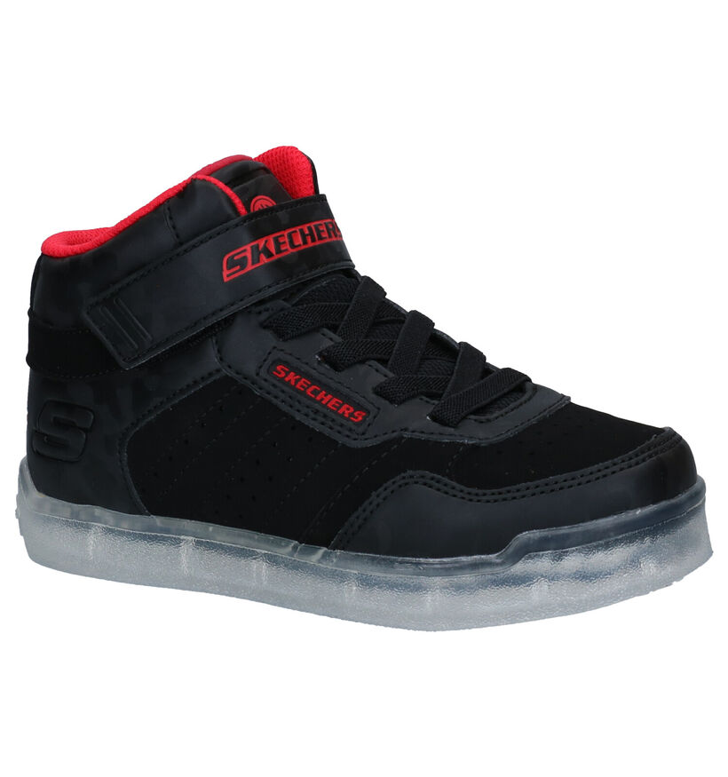 Skechers Ice Lights Ultra Baskets en Noir en simili cuir (294011)