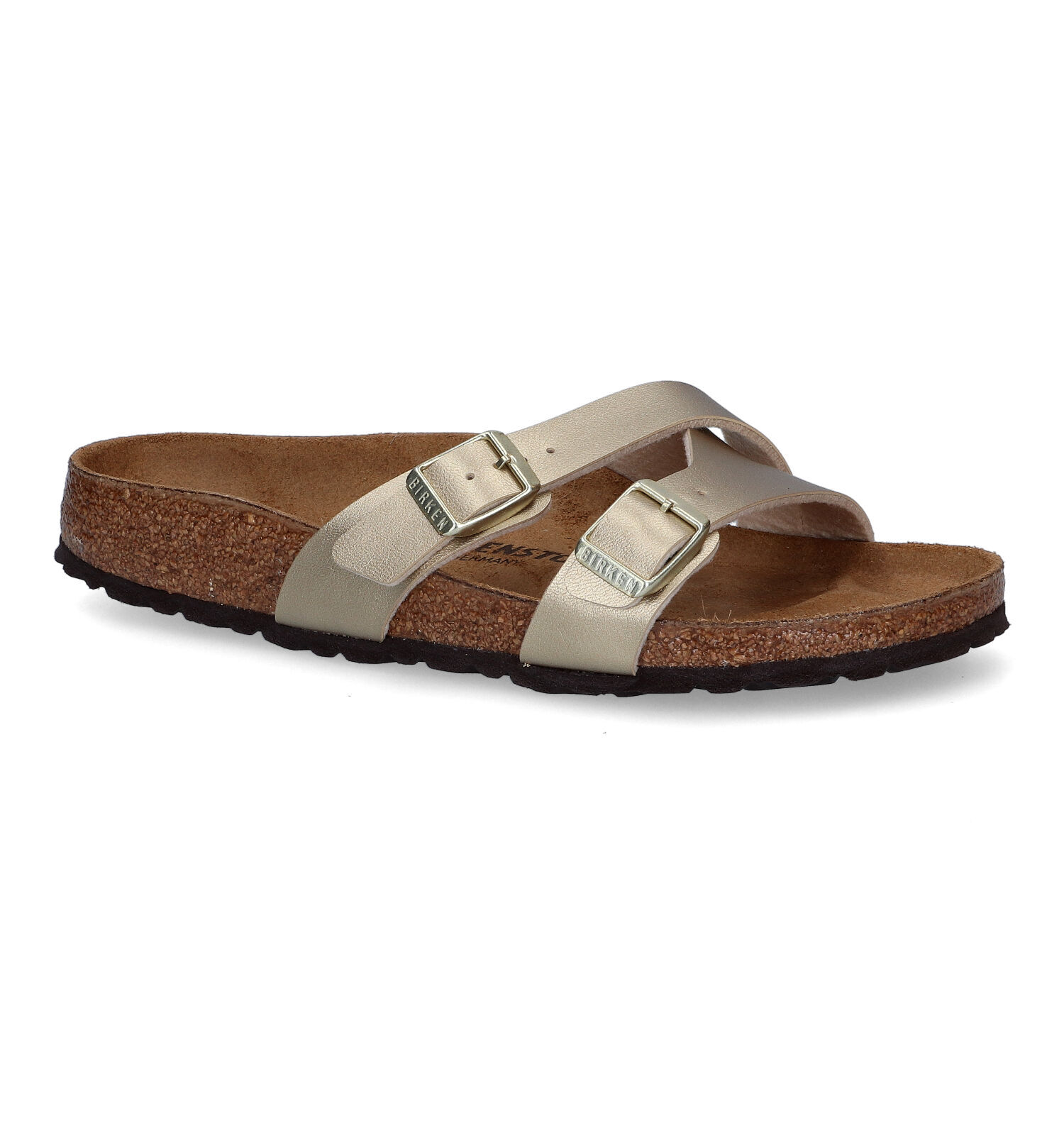 Gouden birkenstock online