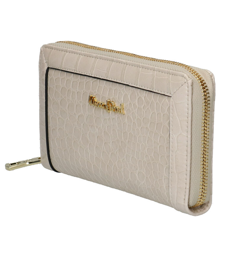 Kisses of Pearl Paula Portefeuille en Beige en simili cuir (273770)