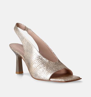 Zinda Sandalen Beige/Goud/Rose gold
