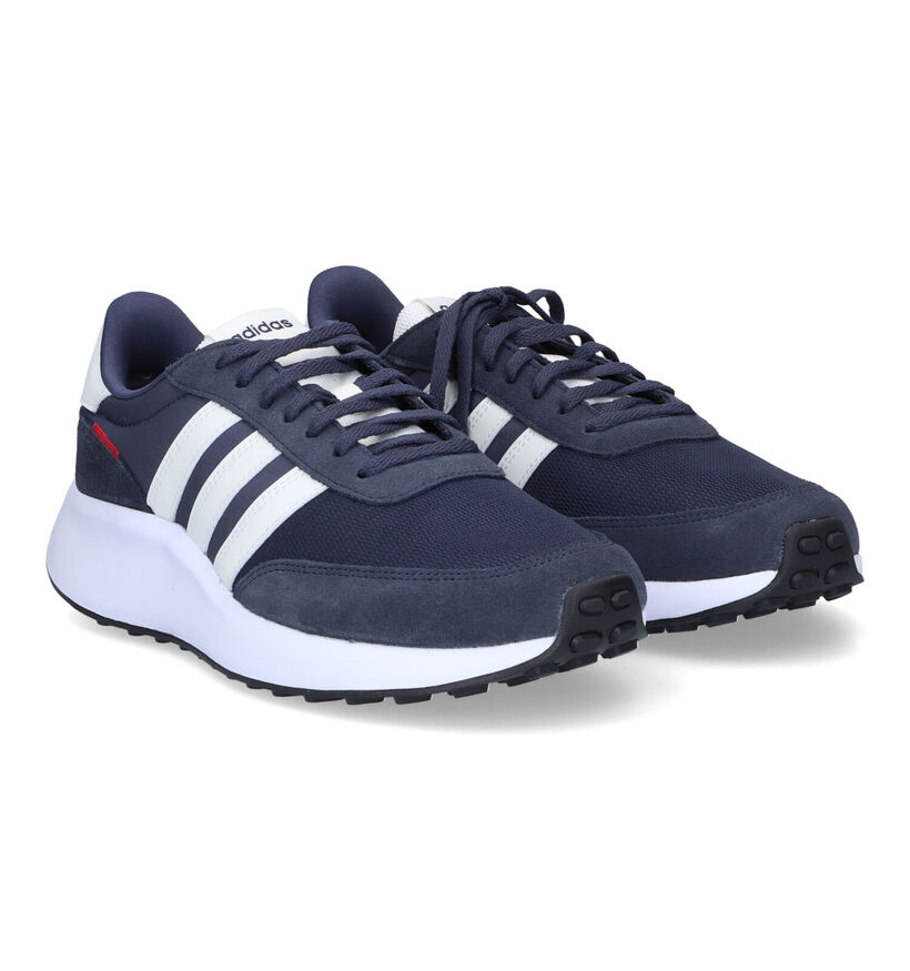 adidas Run 70S Baskets en Noir en daim (302028)
