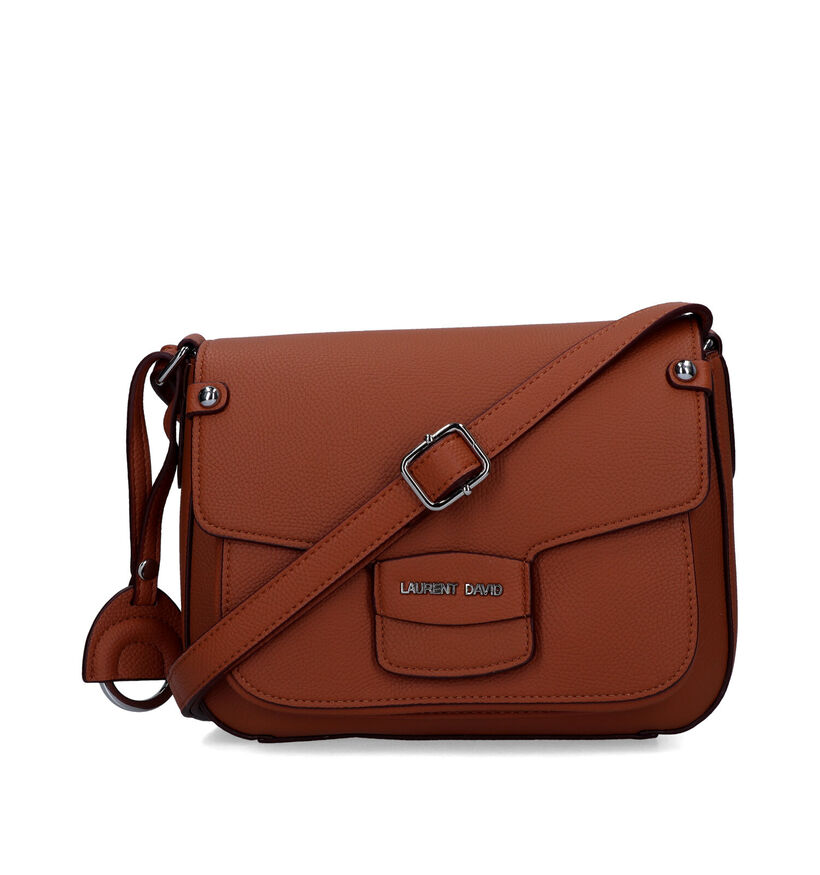 Laurent David Cognac Crossbody Tas voor dames (327898)