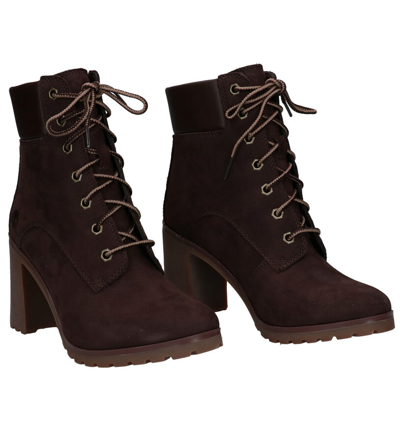 Timberland Allington 6IN Taupe Enkellaarzen voor dames (313454)