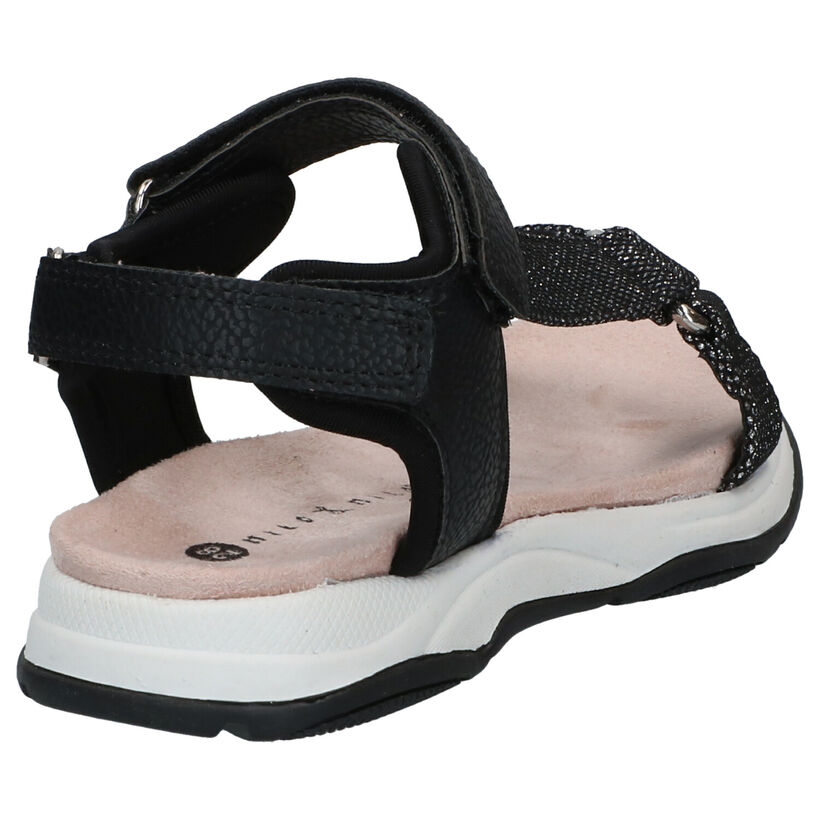 Milo & Mila Zwarte Sandalen voor meisjes (289866)