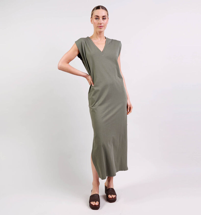 Ador&eacute; Evaluna Kakigroene Lange Jurk voor dames (379158)