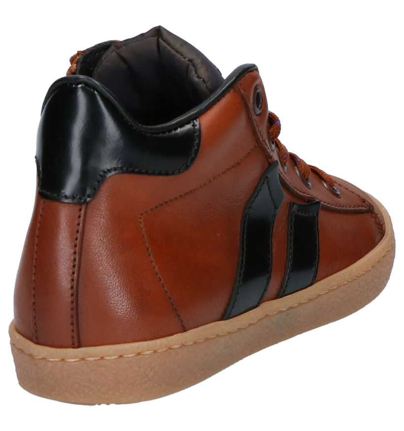 Rondinella Chaussures hautes en Cognac en cuir (262063)