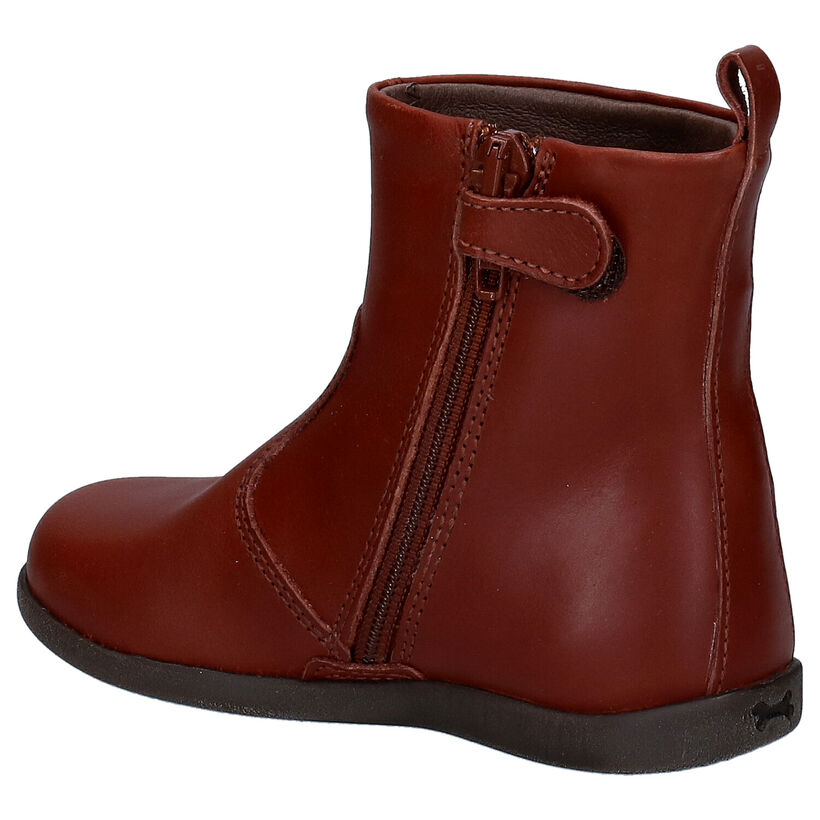 STONES and BONES Enda Bottes en Cognac pour filles (295055) - pour semelles orthopédiques