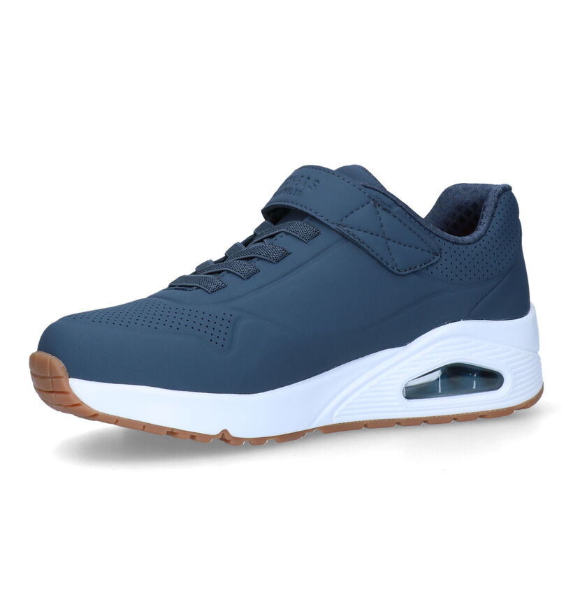 Skechers Uno Stand On Air Blauwe Sneakers voor jongens (326456)