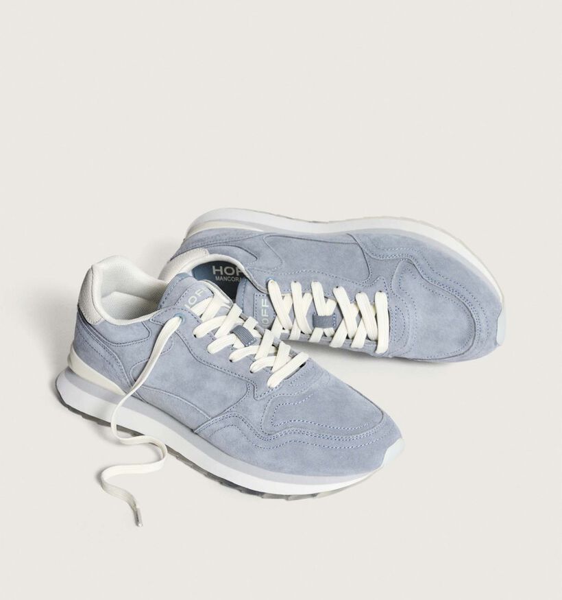 HOFF City Mancora Blauwe Veterschoenen voor heren (352535) - geschikt voor steunzolen