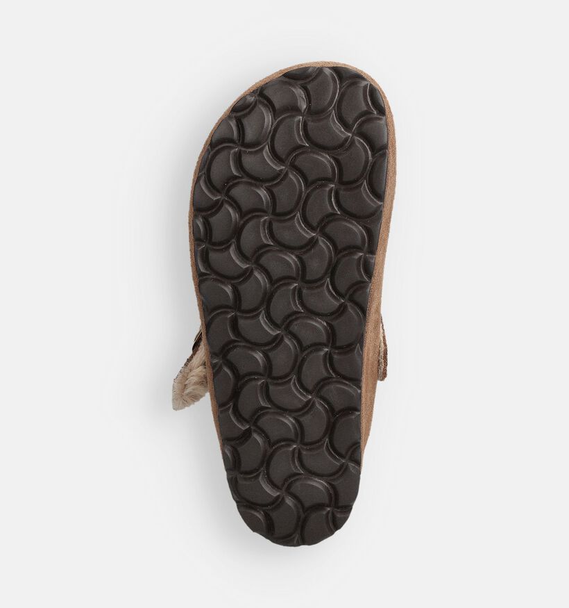 Little David Bruine Open Pantoffels voor meisjes, jongens (364937)