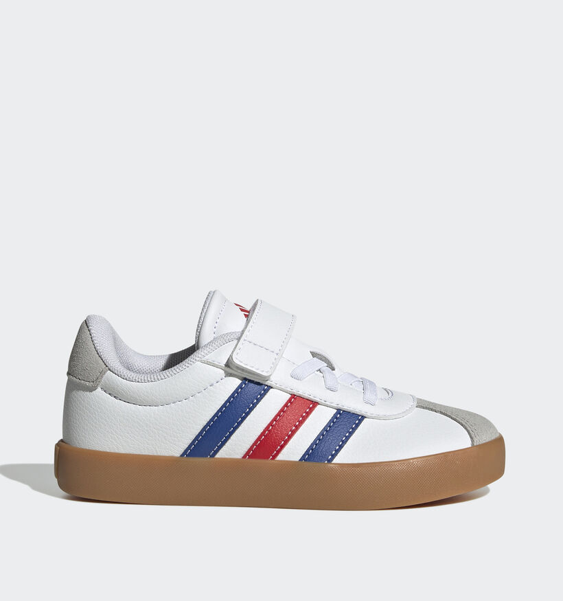 adidas VL Court 3.0 Witte Sneakers voor jongens, meisjes (365332) - geschikt voor steunzolen