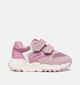 Geox Flexyper Baskets en Rose pour filles (370154) - pour semelles orthop&eacute;diques