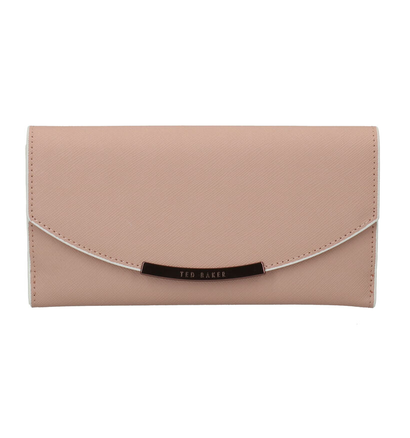 Ted Baker Porte-monnaie à rabat en Rose en cuir (264734)