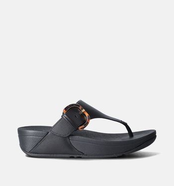 Teenslippers zwart