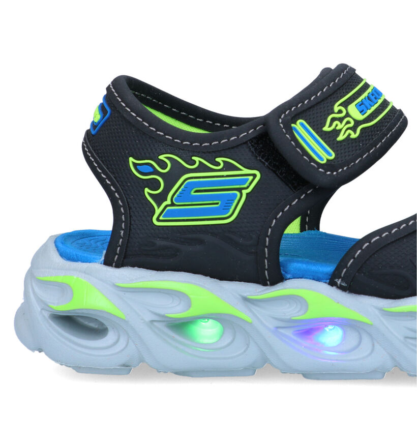 Skechers S Lights Blauwe Sandalen voor jongens (323339)