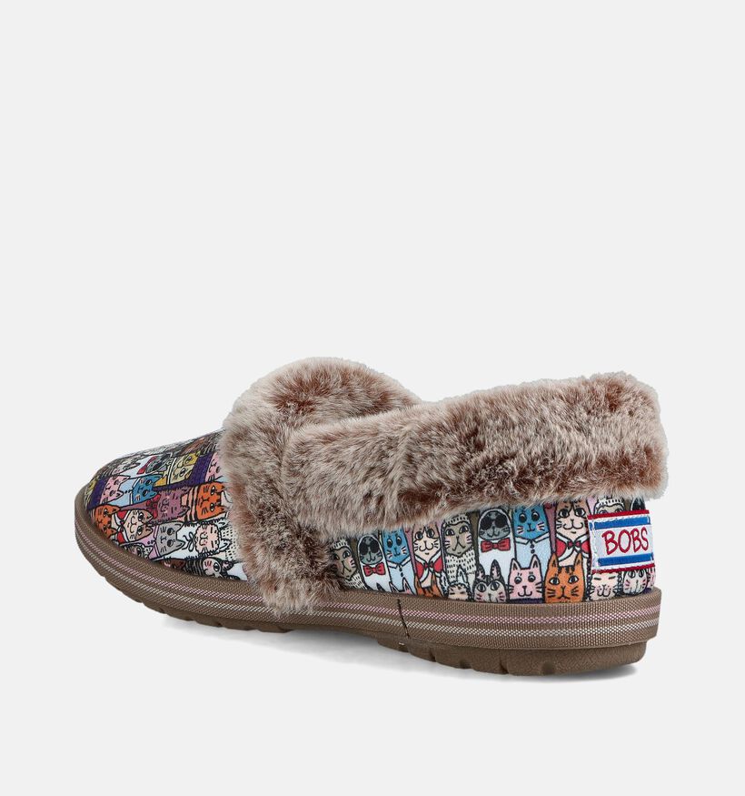 Skechers Bobs Too Cozy Chic Cat Pantoffels Taupe voor dames (362140)