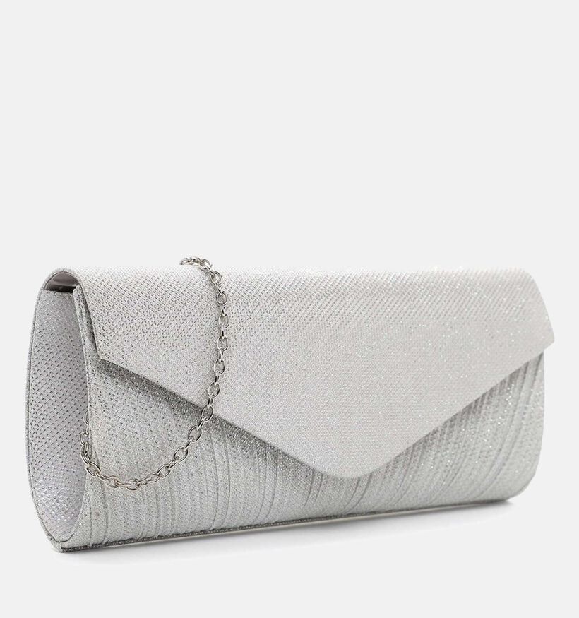 Tamaris Amalia Zilveren Clutch met riem voor dames (338778)