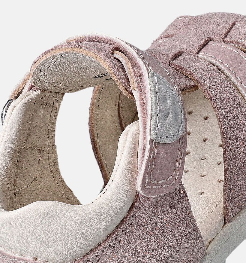 Geox Macchia Sandales pour bébé en Rose pour filles (356393)