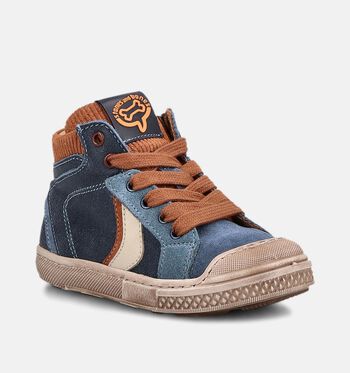 STONES and BONES High Sneakers Blauw