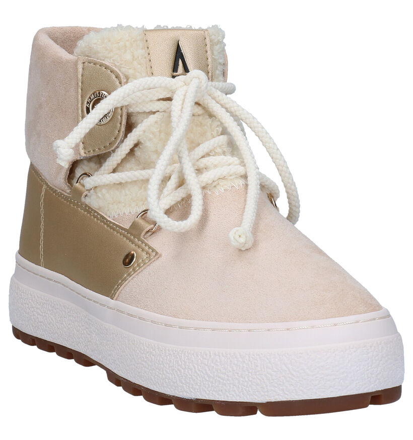 Armistice Peak Beige Hoge Sneakers voor dames (297789) - geschikt voor steunzolen