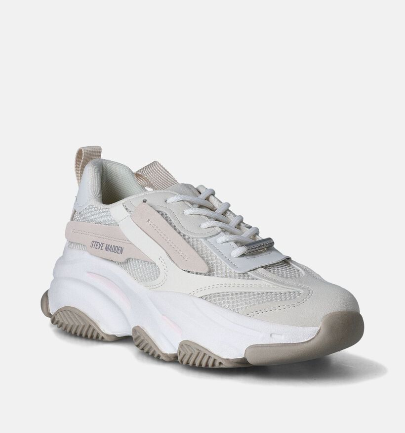 Steve Madden Possession Beige Chunky sneakers voor dames (353584) - geschikt voor steunzolen