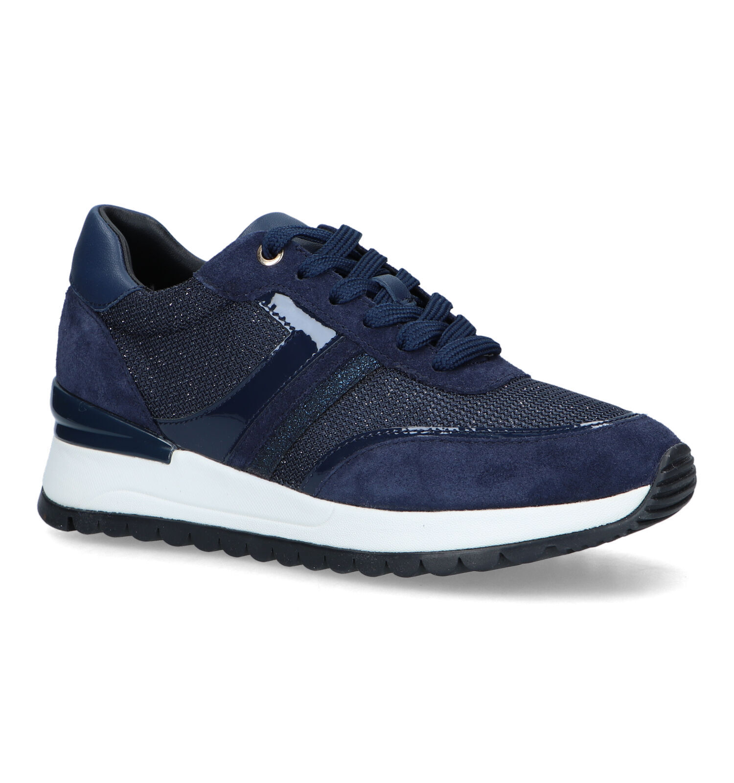 Geox Desya Blauwe Sneakers Dames Sneakers Online op TORFS.BE