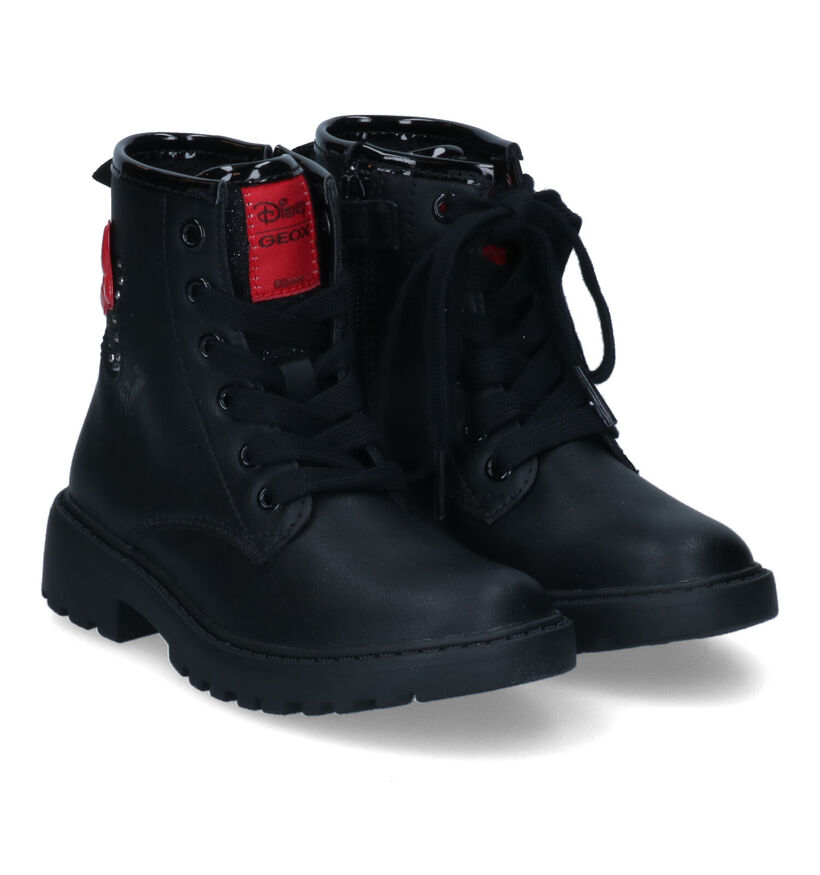 Geox Casey Bottines en Noir en simili cuir (317641)