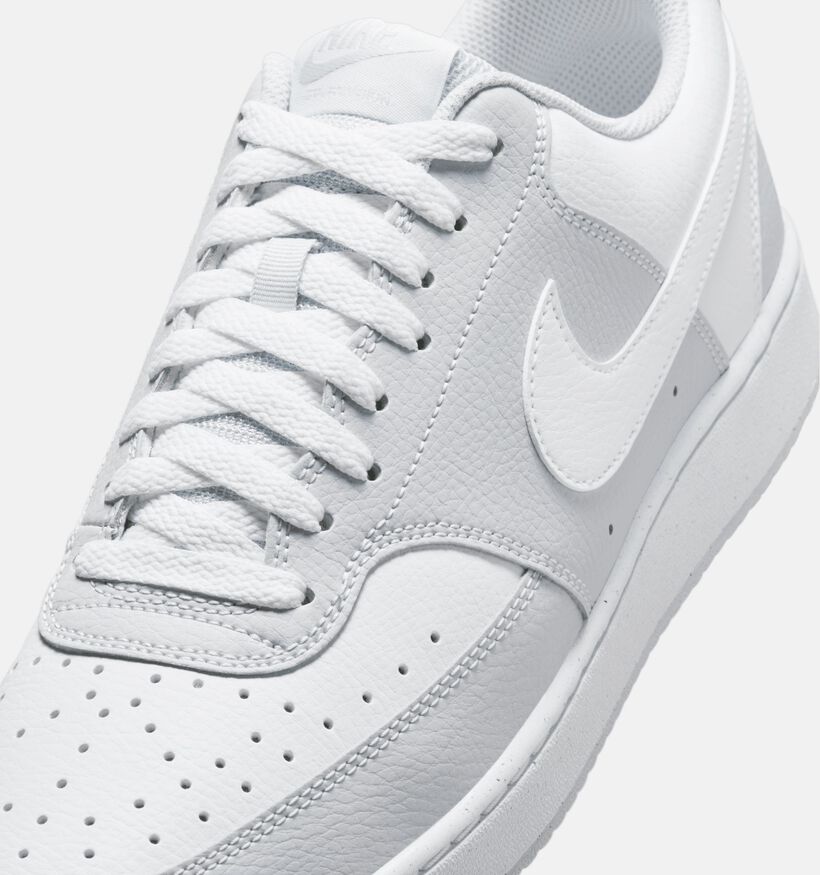 Nike Court Vision Low Lichtgrijze/Witte Sneakers voor heren (372929) - geschikt voor steunzolen