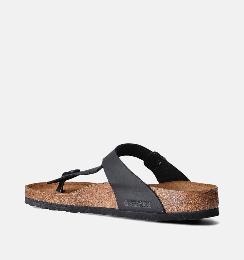 Birkenstock Gizeh Nu-pieds en Noir pour hommes (351141)
