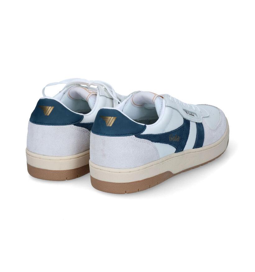 Gola Hawk Witte Sneakers voor heren (336345) - geschikt voor steunzolen