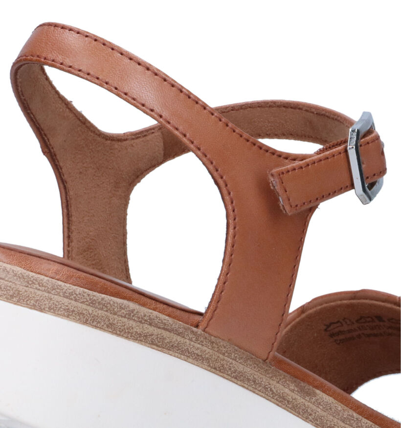 Tamaris Sandales plates en Marron pour femmes (322294)