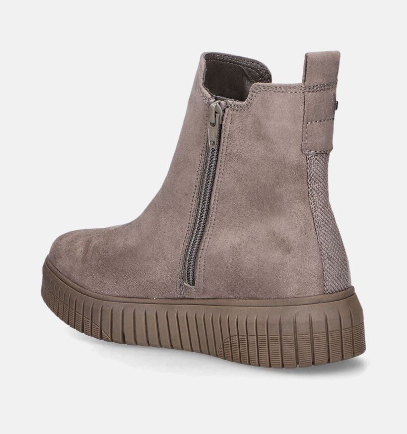 Jana Taupe Chelsea boots voor dames (346394)