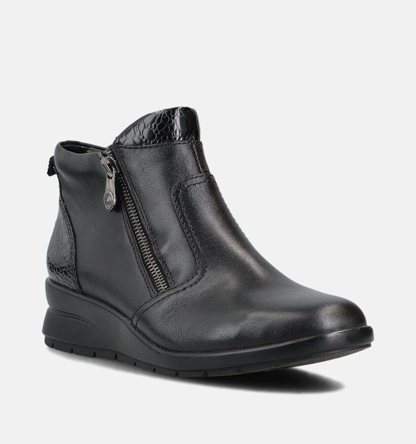 Rieker Bottines en Noir pour femmes (377923) - pour semelles orthop&eacute;diques